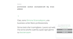 Desktop Screenshot of lascianca.it